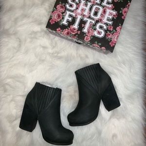 Jeffrey Campbell Gershon Block Heel Bootie